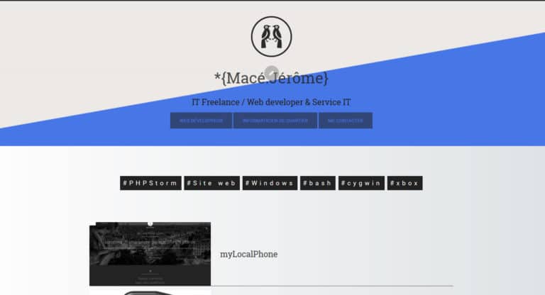Nouveau site web Macé Jérôme